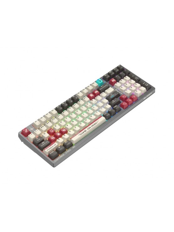 კლავიატურა: A4Tech Bloody WS98 Dual-Core Wireless Mechanical Keyboard BLMS Red Plus Switch Pixels Red