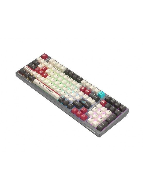 კლავიატურა: A4Tech Bloody WS98 Dual-Core Wireless Mechanical Keyboard BLMS Red Plus Switch Pixels Red