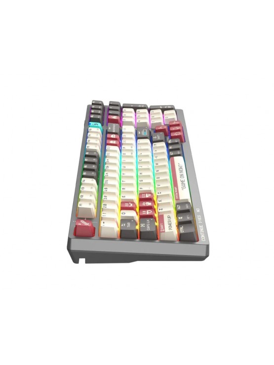 კლავიატურა: A4Tech Bloody WS98 Dual-Core Wireless Mechanical Keyboard BLMS Red Plus Switch Pixels Red