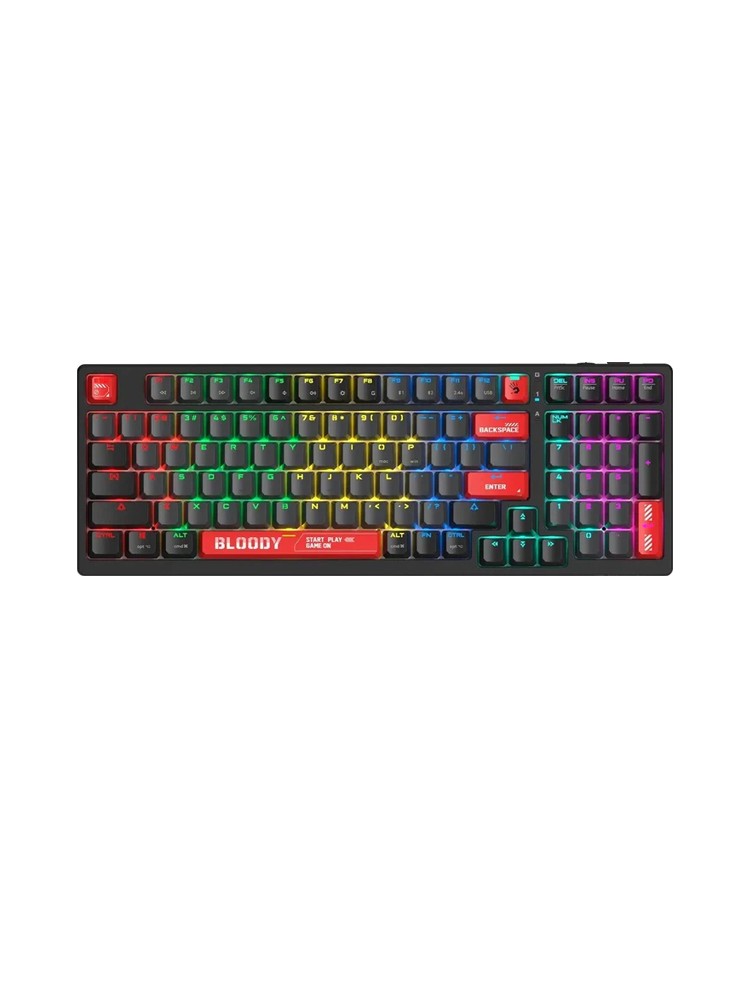 კლავიატურა: A4Tech Bloody WS98 Dual-Core Wireless Mechanical Keyboard Sports Red