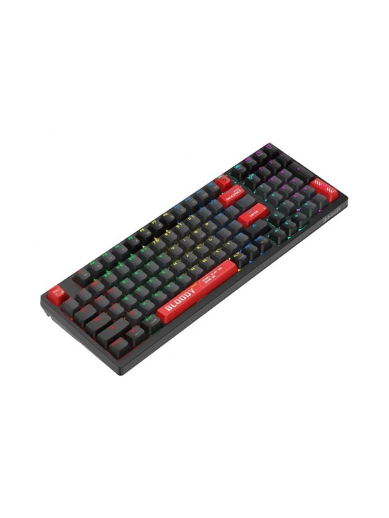 კლავიატურა: A4Tech Bloody WS98 Dual-Core Wireless Mechanical Keyboard Sports Red