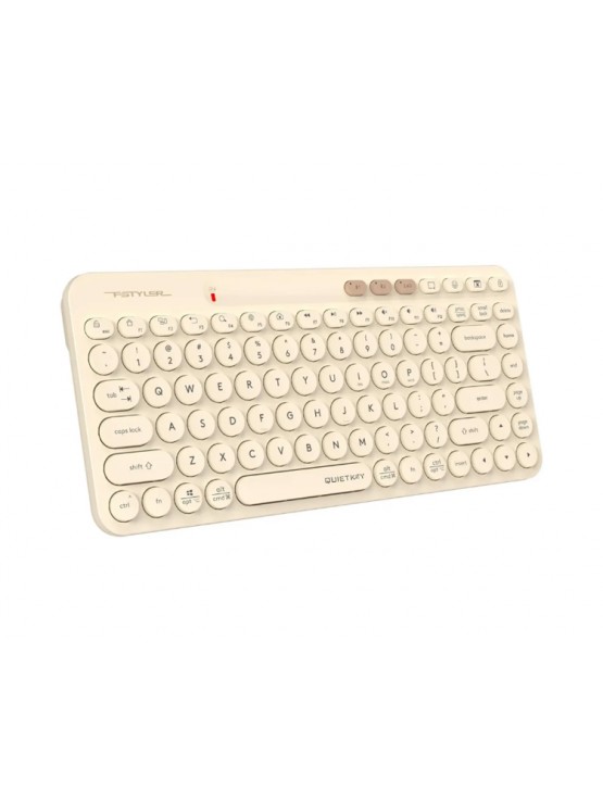 კლავიატურა: A4Tech Fstyler FBK36C AS Bluetooth & 2.4G Keyboard Cafe Latte