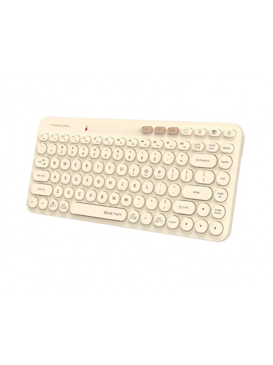 კლავიატურა: A4Tech Fstyler FBK36C AS Bluetooth & 2.4G Keyboard Cafe Latte