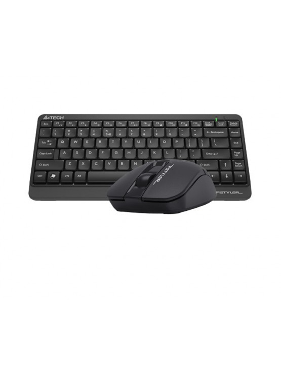 კლავიატურა-მაუსი: A4Tech Fstyler FG1112 2.4G Compact Desktop Set EN/RU layout Black