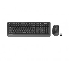 კლავიატურა-მაუსი: A4Tech Fstyler FGS1035Q 2.4G QuietKey Desktop Set EN/RU layout Grey