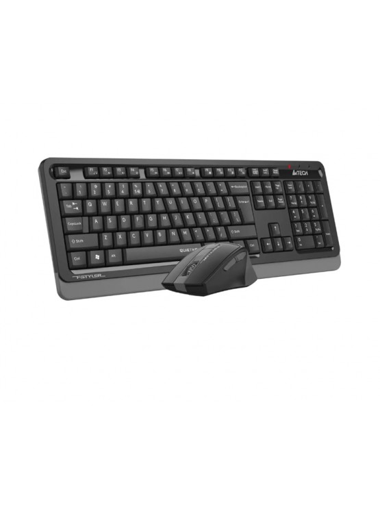 კლავიატურა-მაუსი: A4Tech Fstyler FGS1035Q 2.4G QuietKey Desktop Set EN/RU layout Grey