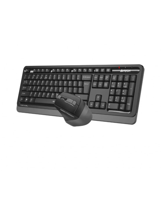 კლავიატურა-მაუსი: A4Tech Fstyler FGS1035Q 2.4G QuietKey Desktop Set EN/RU layout Grey