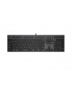 კლავიატურა: A4Tech Fstyler FX50 Scissor Switch Keyboard EN/RU layout Grey