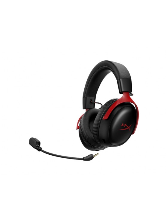 ყურსასმენი: HyperX Cloud III S Wireless Gaming Headset Black/Red - A59Z0AA