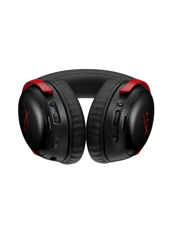 ყურსასმენი: HyperX Cloud III S Wireless Gaming Headset Black/Red - A59Z0AA