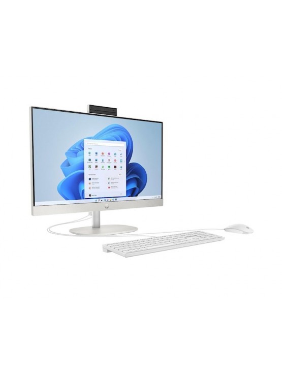 All In One კომპიუტერი: HP 24 23.8" FHD Intel Ultra 7 155U 16GB 512GB SSD Shell White - A5JQ3EA