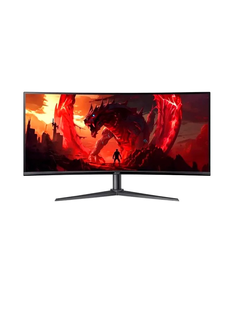 მონიტორი: Acer Nitro XZ342CU V3 34" WQHD Curved VA 180Hz 1ms 2хHDMI DP Built-in Speaker - UM.CX2EE.305