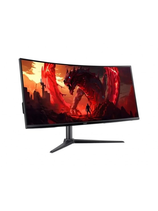 მონიტორი: Acer Nitro XZ342CU V3 34" WQHD Curved VA 180Hz 1ms 2хHDMI DP Built-in Speaker - UM.CX2EE.305