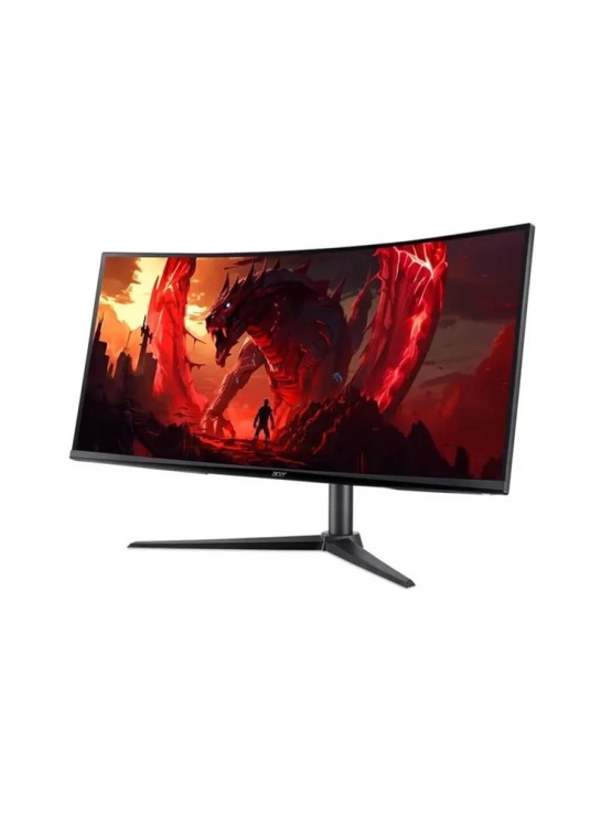 მონიტორი: Acer Nitro XZ342CU V3 34" WQHD Curved VA 180Hz 1ms 2хHDMI DP Built-in Speaker - UM.CX2EE.305