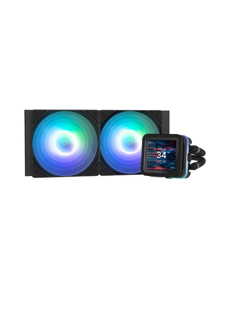 ქულერი: Zalman ALPHA2 DS A24 BLACK ARGB CPU Universal Liquid Cooler