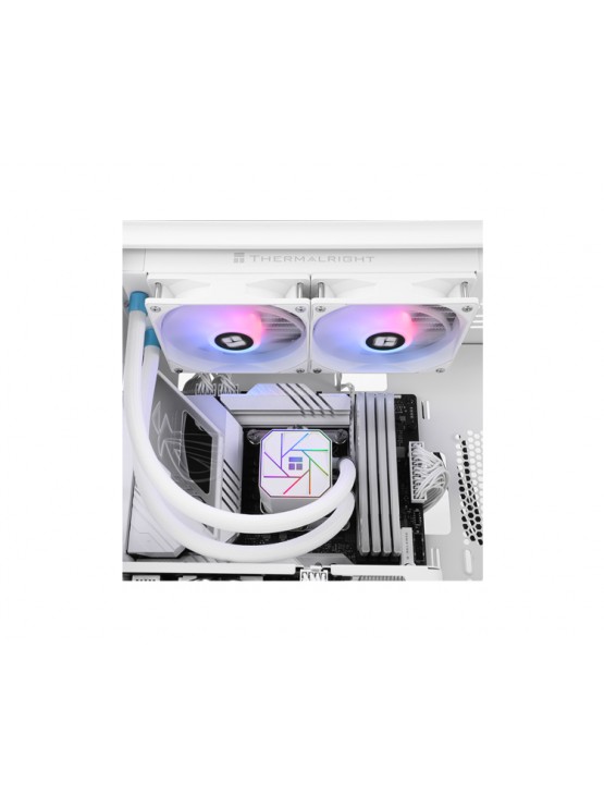 ქულერი: THERMALRIGHT Aqua Elite 240 WHITE V3 ARGB AIO Liquid CPU Universal Cooler