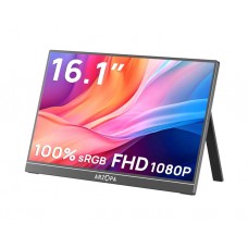 მონიტორი: ARZOPA Z1C 16.1" FHD IPS Mini HDMI USB Type-C Built-in Speaker