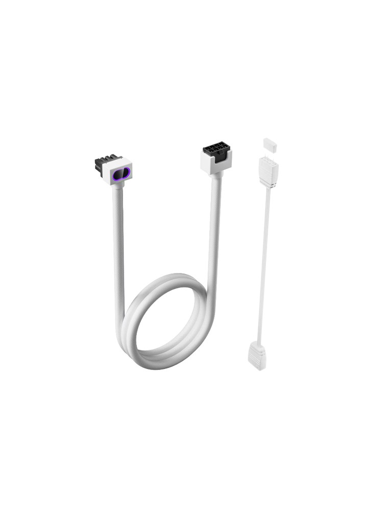 PSU კაბელის დამაგრძელებელი: Asiahorse HYDRUS 8PIN GPU WHITE -B- 30CM