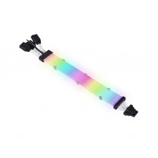 PSU კაბელის დამაგრძელებელი: Asiahorse RGB DualSR 12pin 4pin 1to3 Black