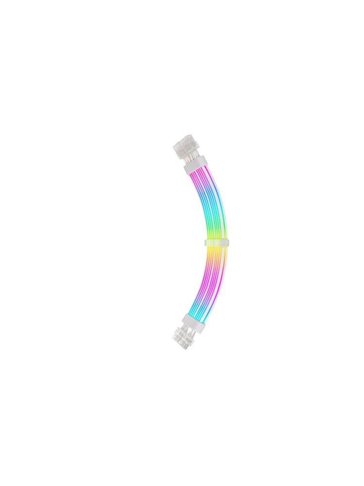 PSU კაბელის დამაგრძელებელი: Asiahorse RGB DualSR 2x8pin White