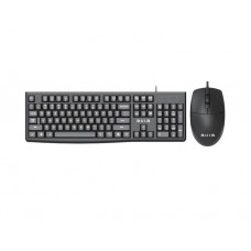 კლავიატურა-მაუსი: AULA AC290 Wired Keyboard and Mouse Combo Black