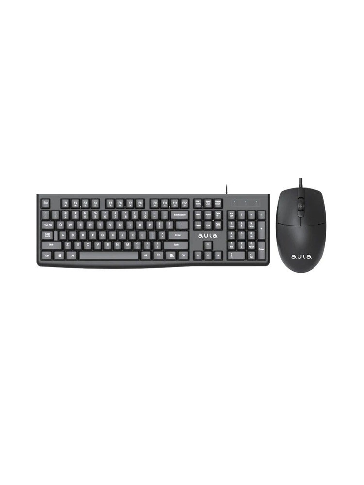 კლავიატურა-მაუსი: AULA AC290 Wired Keyboard and Mouse Combo Black