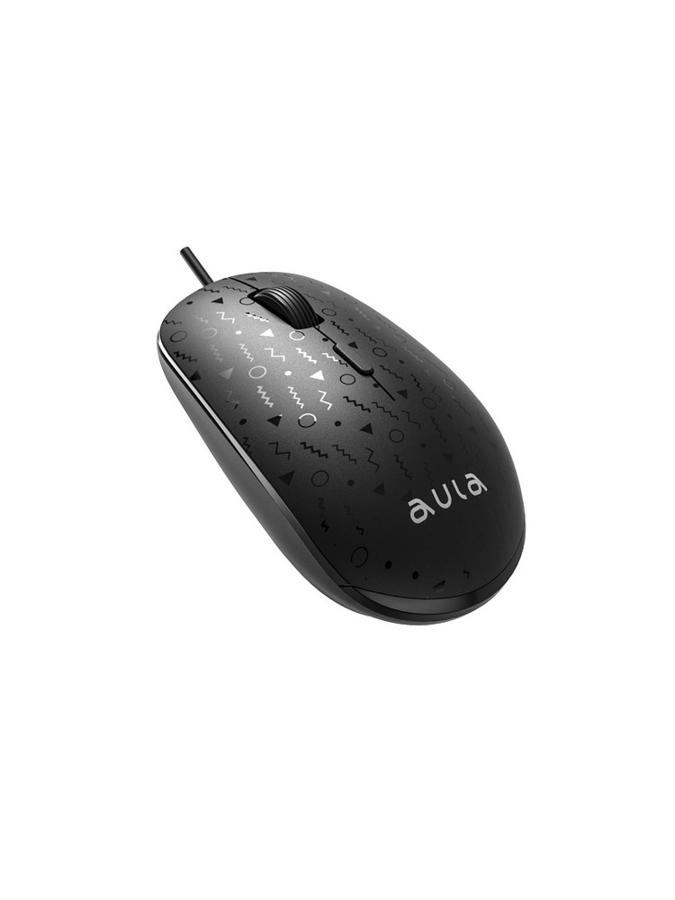 მაუსი: AULA AM106 Wired Mouse Black
