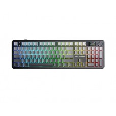კლავიატურა: AULA F108PRO RGB Wireless Mechanical Keyboard side-engraved keycaps Gradient Gray (ZEPHYR Switch V3)