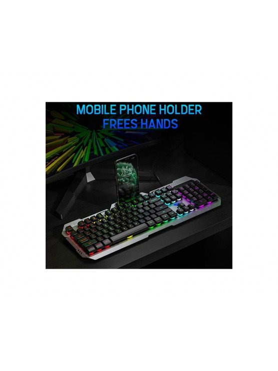 კლავიატურა: AULA F2023 Wired USB Membrane Gaming Keyboard Black