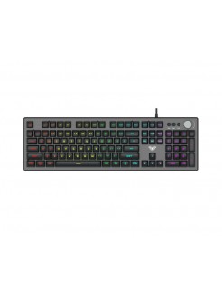 კლავიატურა: AULA F2028 Wired RGB Keyboard Gray/Black keycap