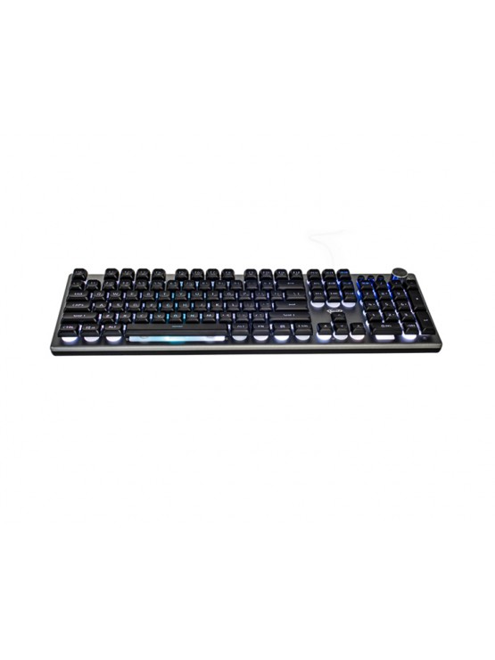 კლავიატურა: AULA F2028 Wired RGB Keyboard Gray/Black keycap