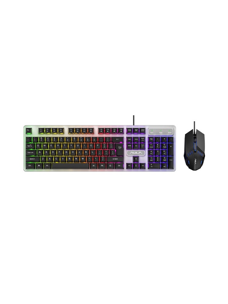 კლავიატურა-მაუსი: AULA F3061 Membrane Gaming Keyboard & Mouse Combo