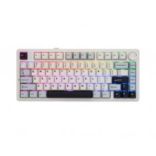 კლავიატურა: AULA F75 Wireless Mechanical Keyboard Gradient White/Blue/Purple (Star Vector Switch)