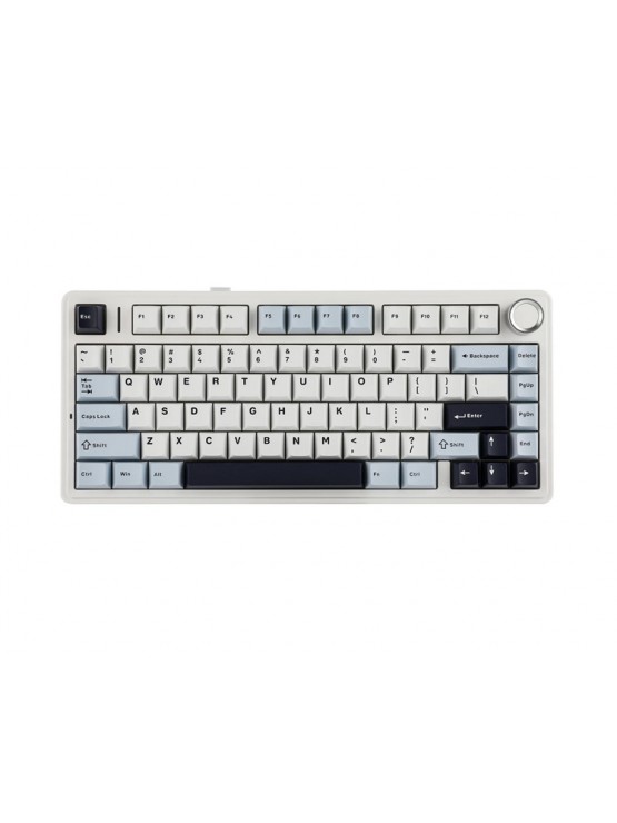 კლავიატურა: AULA F75 Wireless Mechanical Keyboard Gradient White/Blue/Purple (Star Vector Switch)