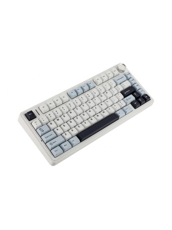 კლავიატურა: AULA F75 Wireless Mechanical Keyboard Gradient White/Blue/Purple (Star Vector Switch)