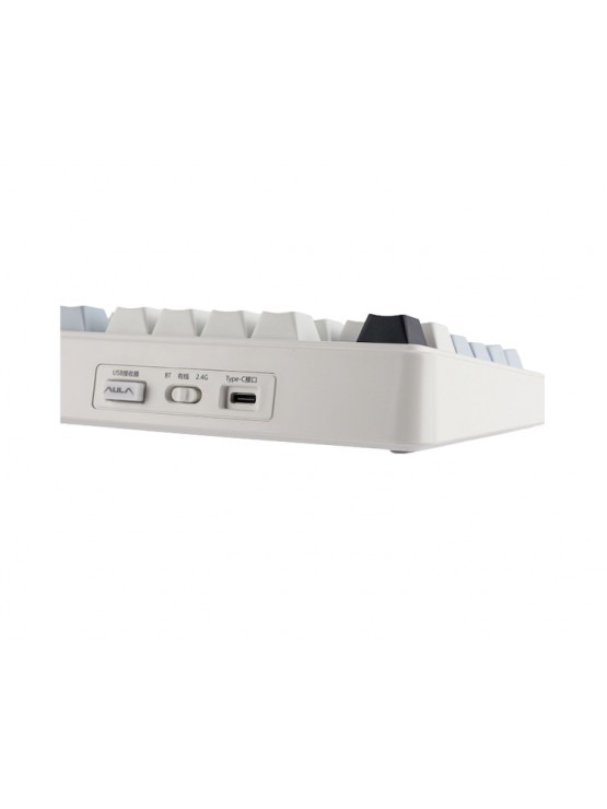 კლავიატურა: AULA F75 Wireless Mechanical Keyboard Gradient White/Blue/Purple (Star Vector Switch)