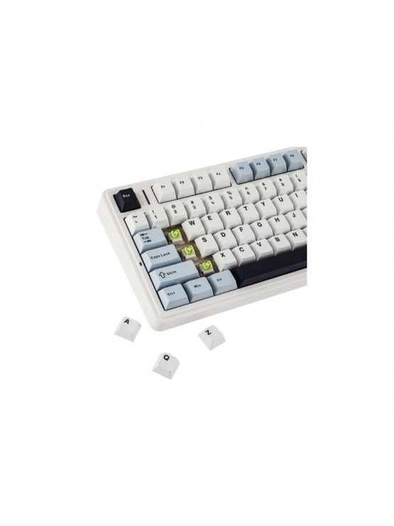 კლავიატურა: AULA F75 Wireless Mechanical Keyboard Gradient White/Blue/Purple (Star Vector Switch)