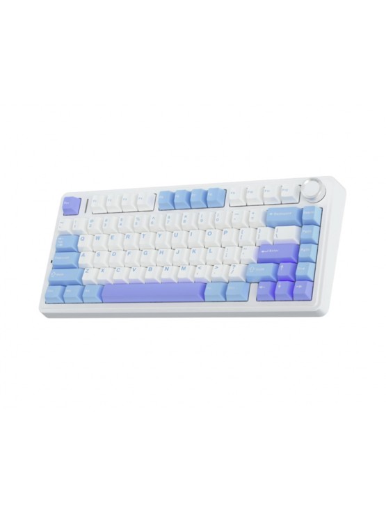 კლავიატურა: AULA F75 Wireless Mechanical Keyboard Gradient White/Blue/Purple (Star Vector Switch)