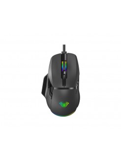 მაუსი: AULA F815 RGB Wired Gaming Mouse Black