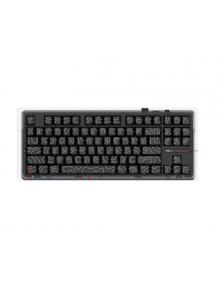 კლავიატურა: AULA F87 PRO RGB Mechanical Gaming Keyboard Black Gradient (Kayhua Intelligent Switch)