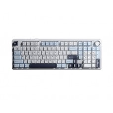 კლავიატურა: AULA F99 Customized Mechanical Keyboard Light Blue/White/Black Purple (Whale-Sea Switch)