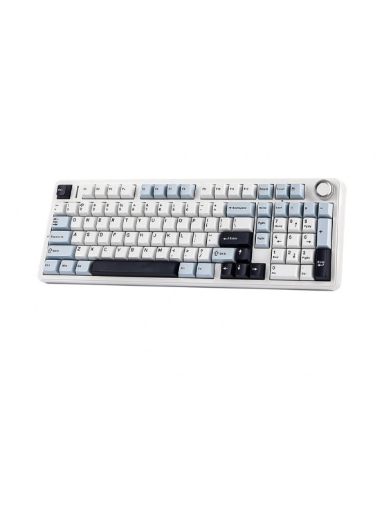 კლავიატურა: AULA F99 Customized Mechanical Keyboard Light Blue/White/Black Purple (Whale-Sea Switch)