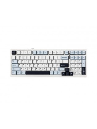 კლავიატურა: AULA F99 Customized Mechanical Keyboard Light Blue/White/Black Purple (Whale-Sea Switch)
