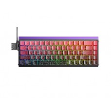 კლავიატურა: AULA HERO 68 RGB Wired Gaming Keyboard side-engraved keycaps Gradient Black/Red (Dragon King Magnetic Switch)