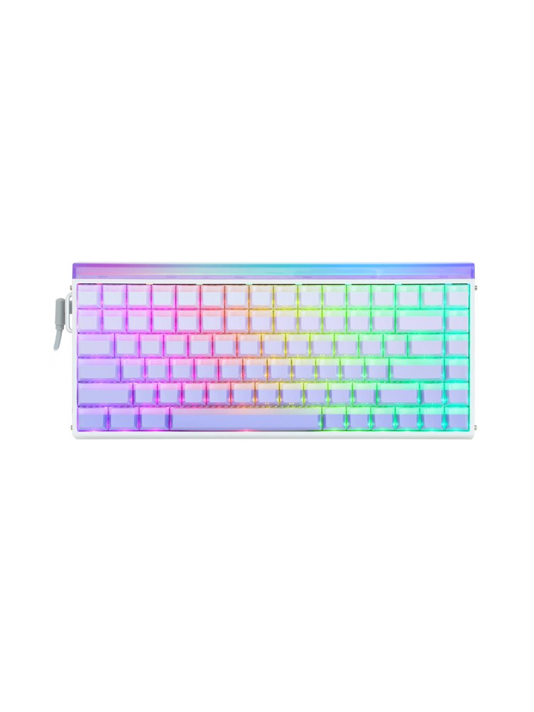 კლავიატურა: AULA HERO 84 RGB Wired Gaming Keyboard side-engraved keycaps Gradient Purple (Jade King Magnetic Switch)