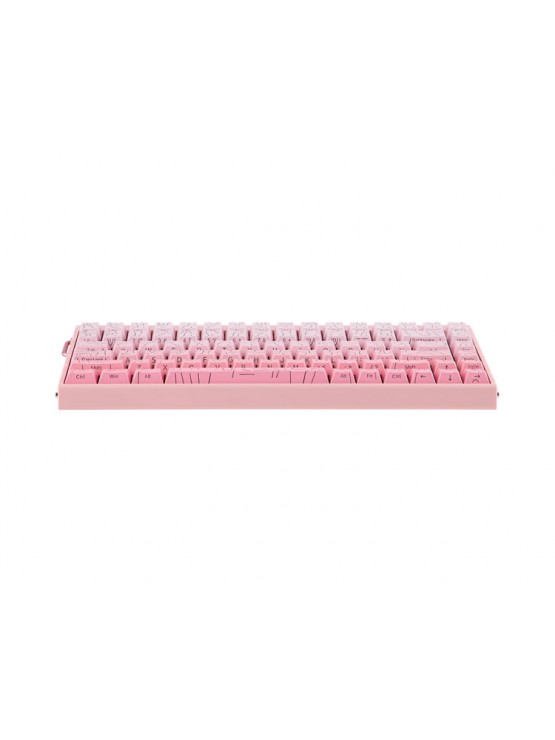 კლავიატურა: AULA HERO 84 RGB Wired Gaming Keyboard side-engraved keycaps Gradient Pink (Dragon King Magnetic Switch)
