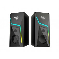 დინამიკი: AULA N-521 2.0 Wired RGB Gaming Speakers 6W Black
