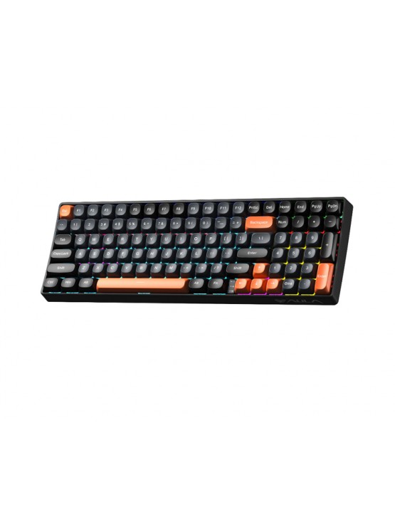 კლავიატურა: AULA S100 Rainbow LED Wired Gaming Keyboard Black (Blue/Brown switch)