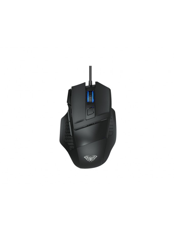 მაუსი: AULA S12 Rainbow Backlight Wired Gaming Optical Mouse Black