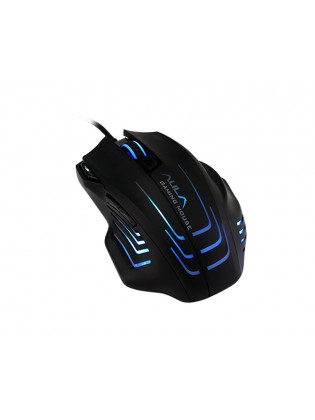 მაუსი: AULA S18 Black-Rainbow Backlight Wired Gaming Mouse Black